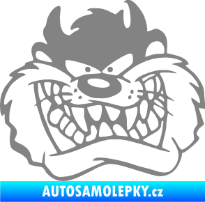 Samolepka Tazman zubatej levá šedá