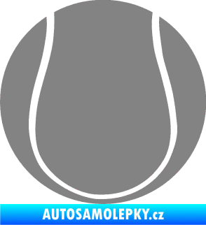 Samolepka Tenisový míček šedá