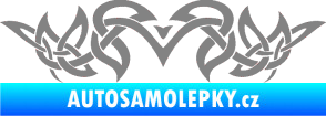 Samolepka Tetování 152 šedá