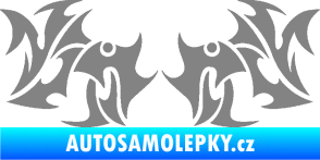 Samolepka Tetování 194 šedá