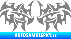 Samolepka Tetování 203 šedá