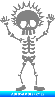 Samolepka The Bone Family Kluk šedá