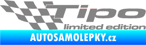 Samolepka Tipo limited edition levá šedá