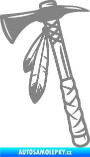 Samolepka Tomahawk 001 levá šedá