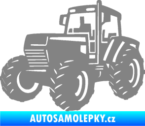 Samolepka Traktor 002 levá Zetor šedá
