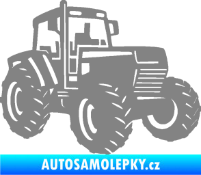 Samolepka Traktor 002 pravá Zetor šedá