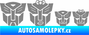 Samolepka Transformers 001 rodinka v autě šedá