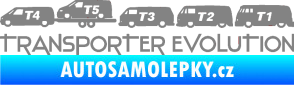 Samolepka Transporter evolution - levá šedá