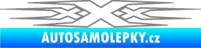 Samolepka Triple x šedá