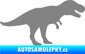 Samolepka Tyrannosaurus Rex 001 pravá šedá