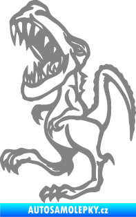 Samolepka Tyrannosaurus rex 002 levá  šedá