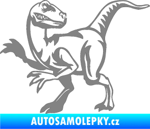 Samolepka Tyrannosaurus Rex 003 levá šedá