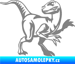 Samolepka Tyrannosaurus Rex 003 pravá šedá