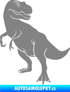 Samolepka Tyrannosaurus Rex 004 levá šedá