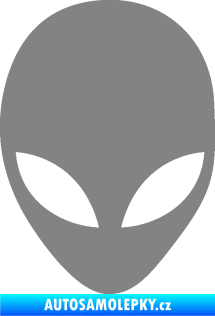 Samolepka UFO 002 šedá