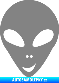 Samolepka UFO 004 levá šedá