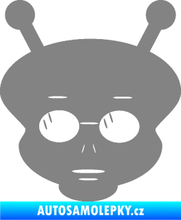 Samolepka UFO 007 levá šedá