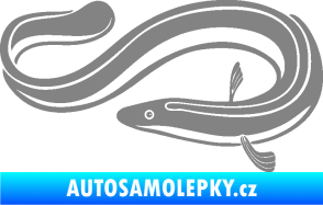 Samolepka Úhoř 001 levá šedá