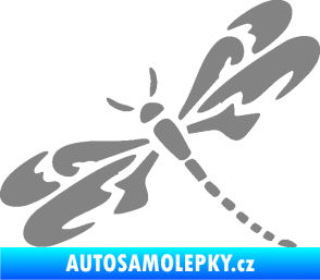 Samolepka Vážka 001 levá šedá