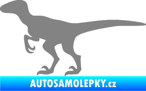 Samolepka Velociraptor 001 levá šedá