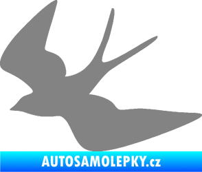 Samolepka Vlaštovka 001 levá šedá