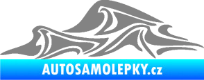 Samolepka Vlny 002 levá moře šedá