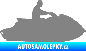 Samolepka Vodní skútr 003 pravá šedá