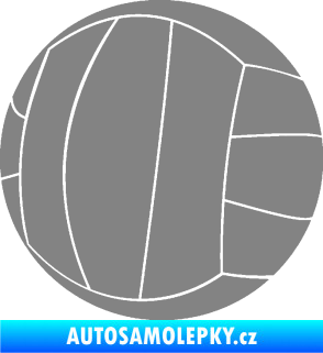 Samolepka Volejbalový míč 003 šedá
