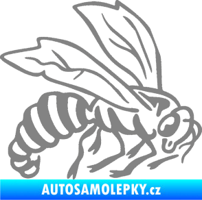 Samolepka Vosa 003 pravá šedá