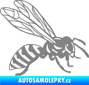 Samolepka Vosa 006 pravá šedá