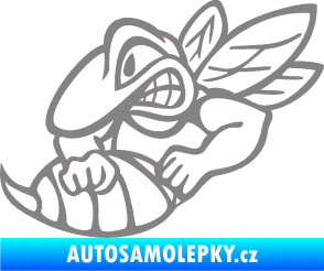 Samolepka Vosa levá šedá