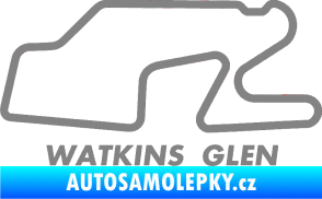 Samolepka Okruh Watkins Glen International šedá