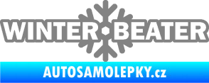Samolepka Winter beater šedá