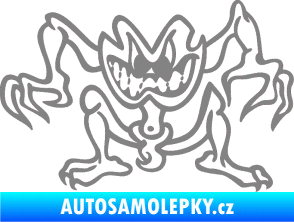 Samolepka Žabák pravá šedá