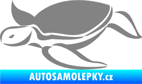 Samolepka Želva 002 levá šedá