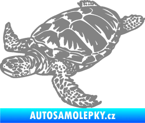 Samolepka Želva 005 levá šedá