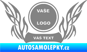 Samolepka Znak Tetování 002 šedá