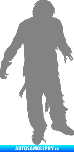 Samolepka Zombie 001 pravá šedá
