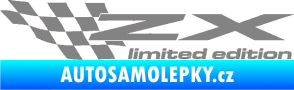Samolepka ZX limited edition levá šedá