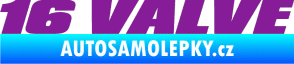Samolepka 16 Valve fialová