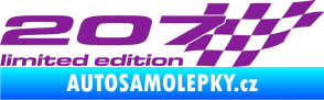 Samolepka 207 limited edition pravá fialová