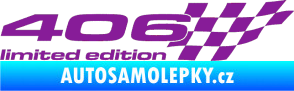 Samolepka 406 limited edition pravá fialová