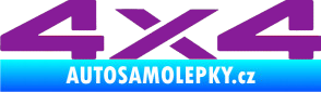 Samolepka 4x4 varianta 002 fialová
