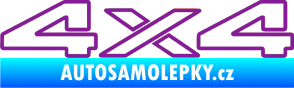 Samolepka 4x4 varianta 003 fialová