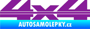 Samolepka 4x4 varianta 004 fialová