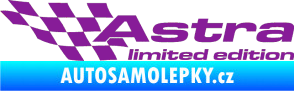 Samolepka Astra limited edition levá fialová