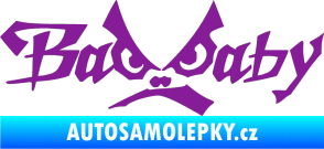 Samolepka Bad Baby fialová