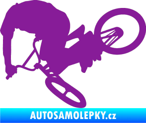 Samolepka Biker 001 levá fialová