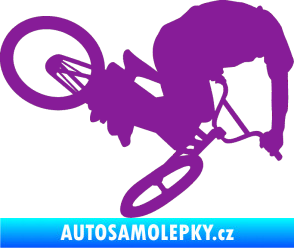 Samolepka Biker 001 pravá fialová