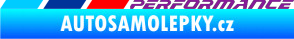 Samolepka BMW M Performance fialová